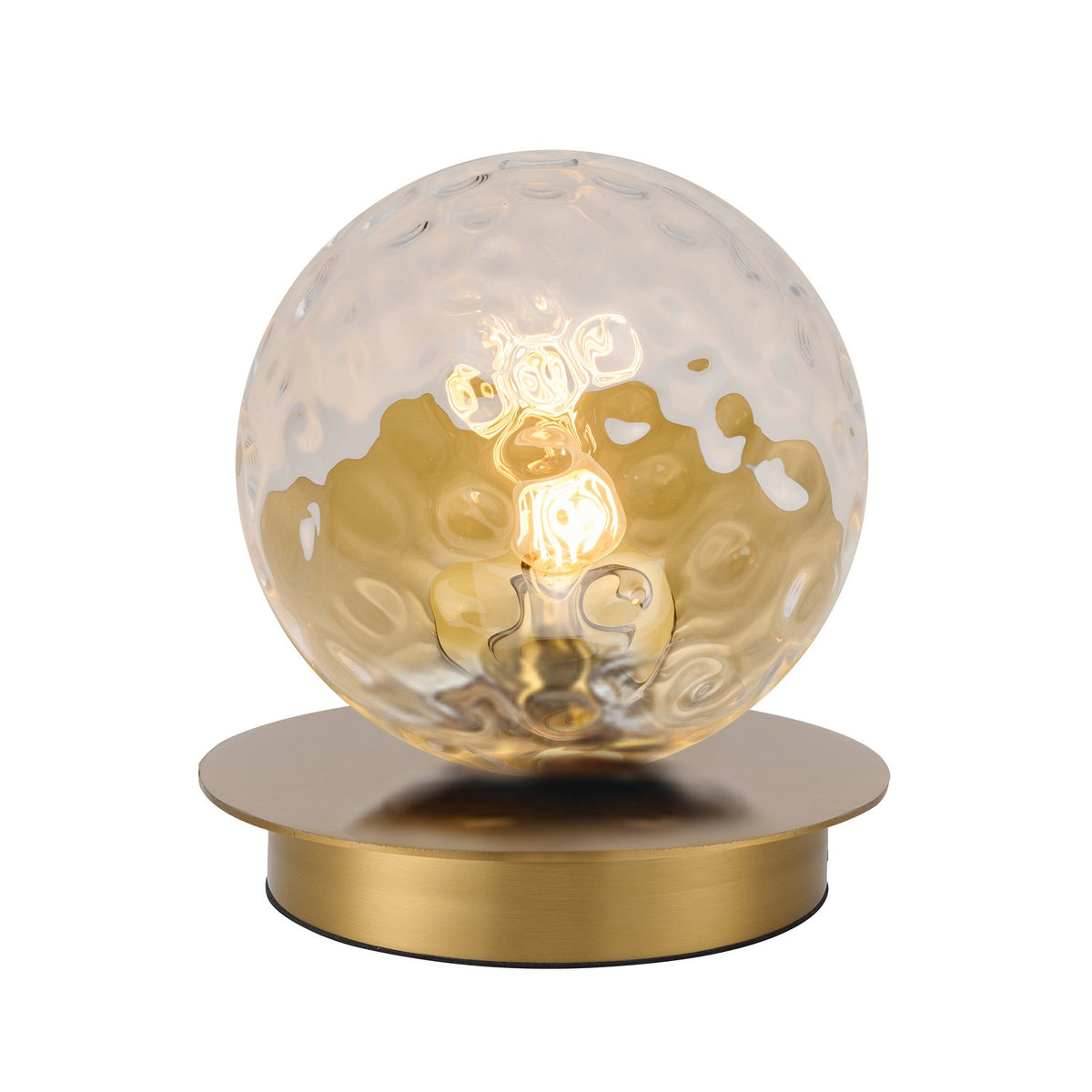 Lampe de table Burlat Laiton vieilli, 6", Transparent – Dainolite