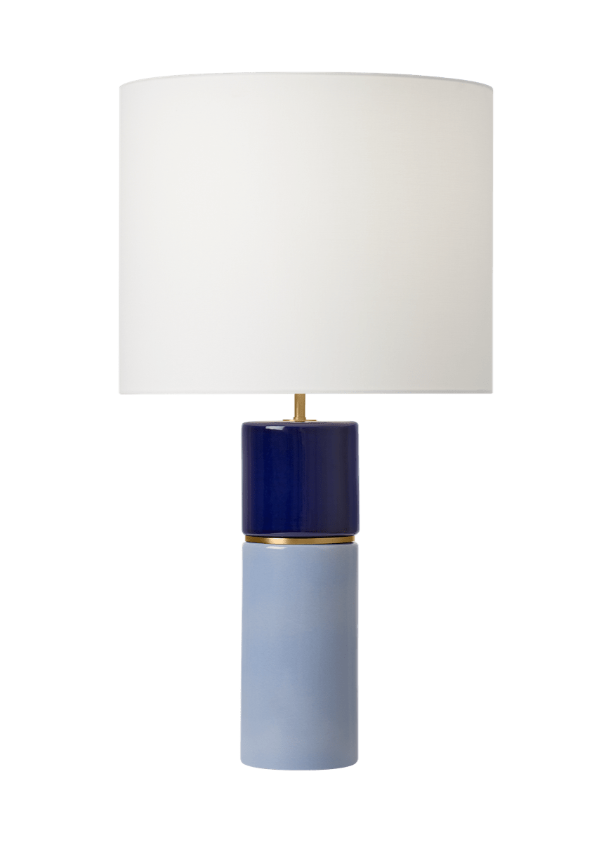 Lampe de table Cade - Bleu polaire 16" by Visual Comfort Studio | Luminaires & cie