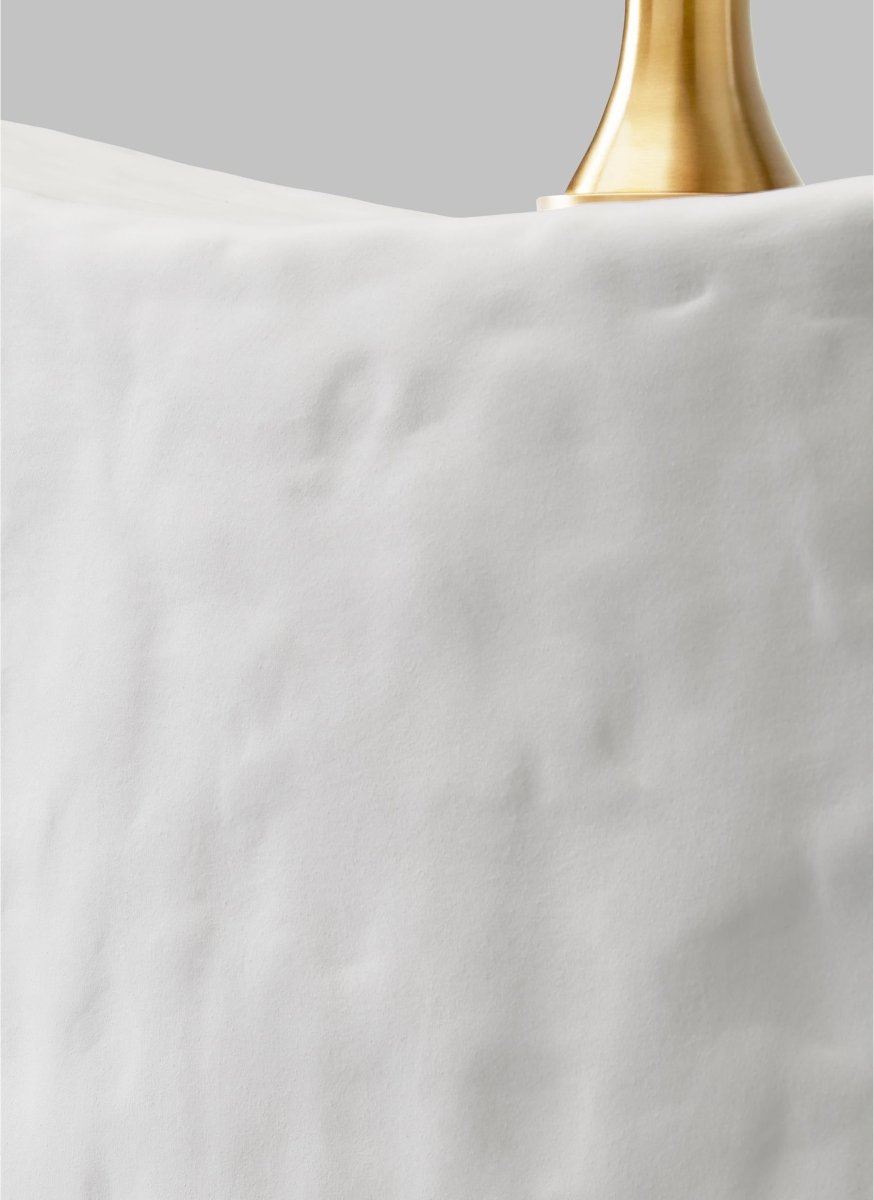 Lampe de table Cenotes - Céramique blanche mate by Visual Comfort Studio | Luminaires & cie