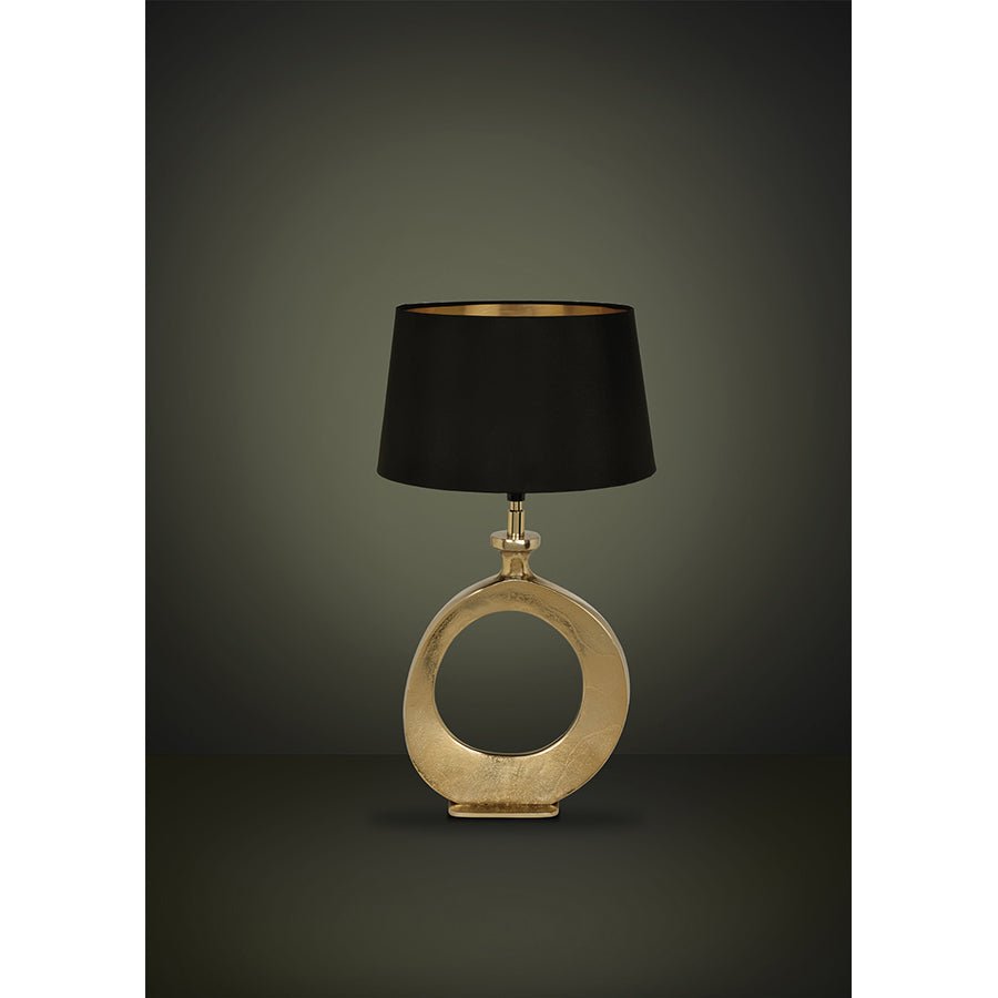 Lampe de table Diezma - Or et noir 11.81" by Eglo | Luminaires & cie