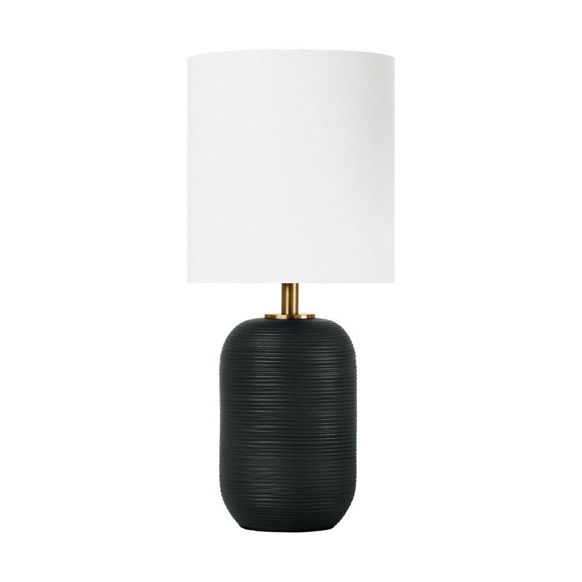 Lampe de table Fanny - Rough Black Ceramic 14 by Visual Comfort Studio | Luminaires & cie