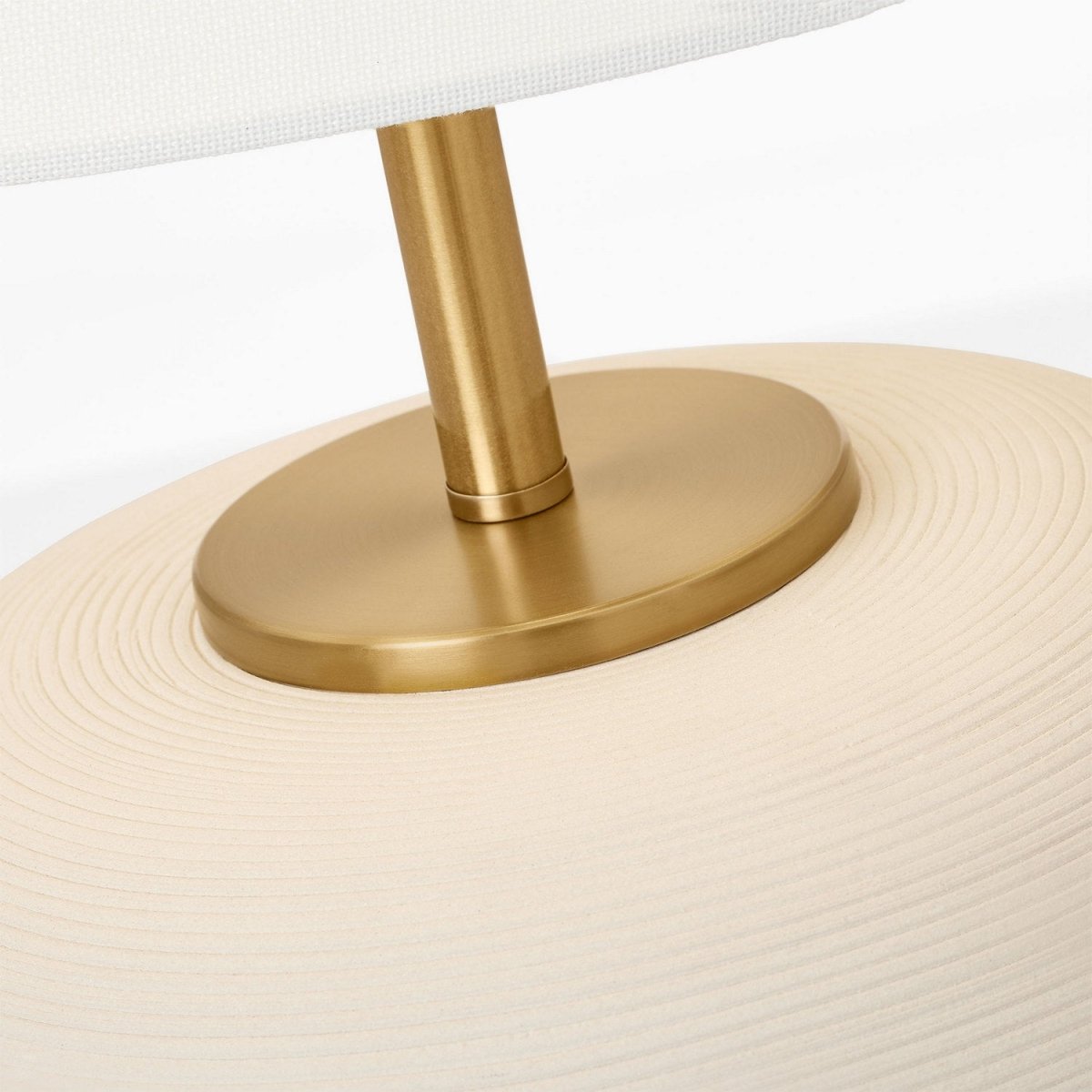 Lampe de table Fanny - Rough Black Ceramic 14 by Visual Comfort Studio | Luminaires & cie