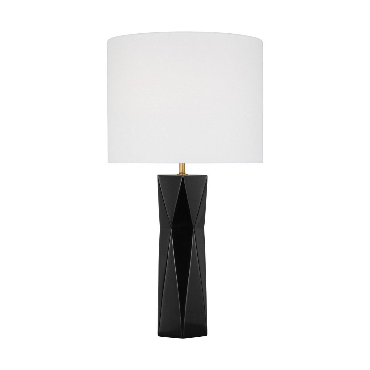 Lampe de table Fernwood - Noir brillant by Visual Comfort Studio | Luminaires & cie
