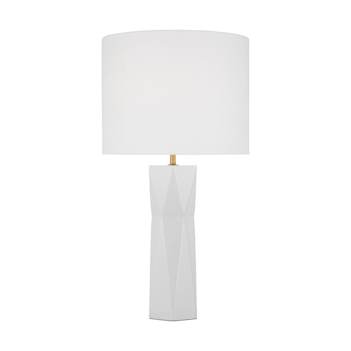 Lampe de table Fernwood - Blanc brillant by Visual Comfort Studio | Luminaires & cie