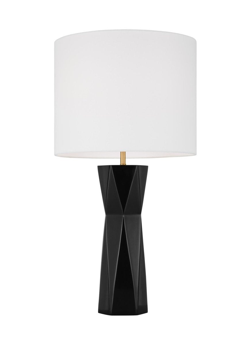 Lampe de table Fernwood - Blanc brillant by Visual Comfort Studio | Luminaires & cie