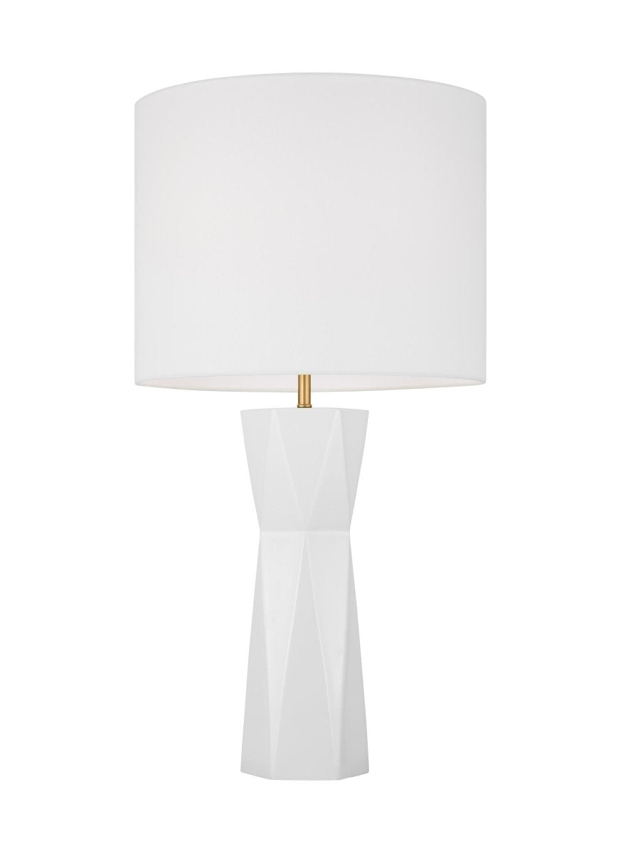 Lampe de table Fernwood - Blanc brillant by Visual Comfort Studio | Luminaires & cie