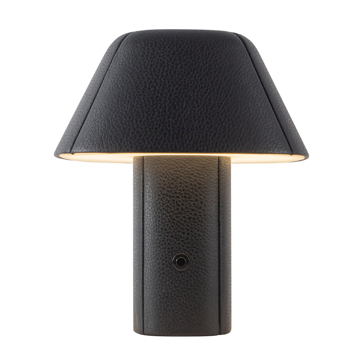 Lampe de table Folio Cuir végan brun – vue 2