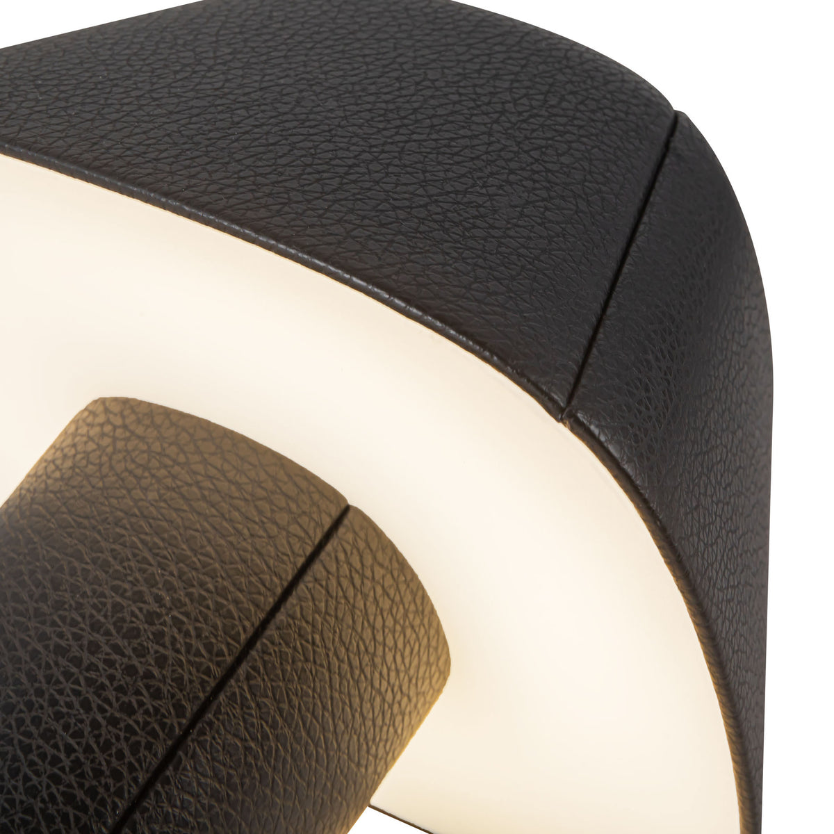 Lampe de table Folio Cuir végan brun – vue 5