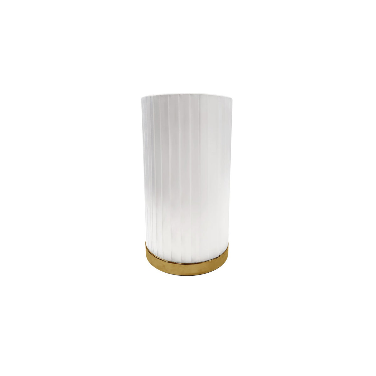 Lampe de table Frankie Blanc / Laiton vieilli – Dainolite