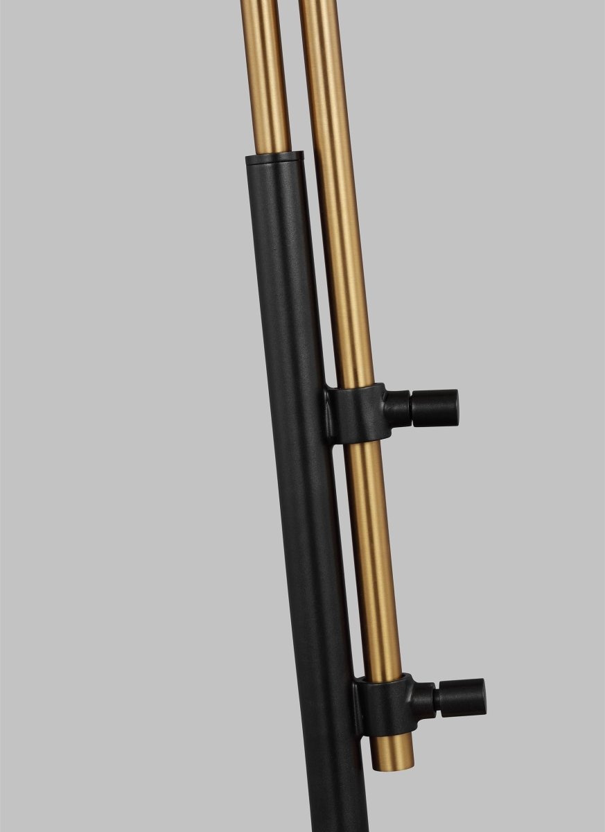 Lampe de table Franklin - Laiton brûlé et bronze profond by Visual Comfort Studio | Luminaires & cie