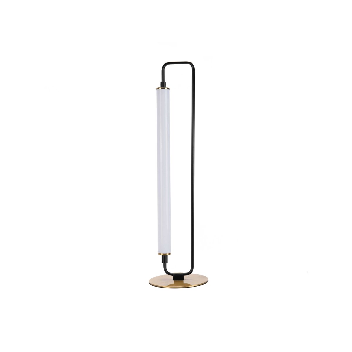Lampe de table Freya - Noir mat et Laiton vieilli by Dainolite | Luminaires & cie