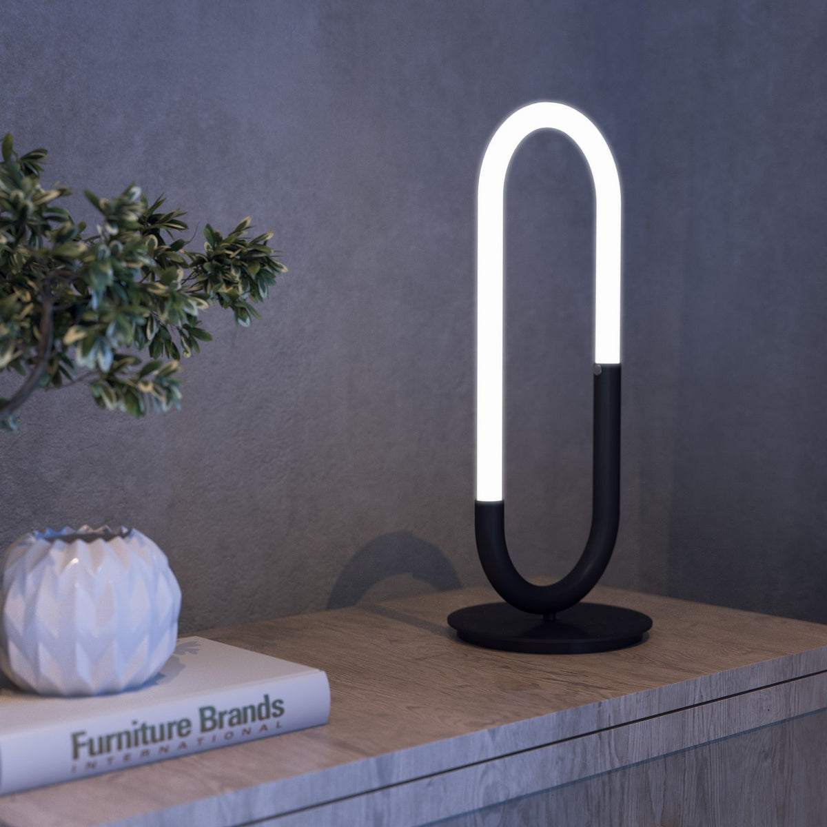 Lampe de table Huron Noir – vue 2