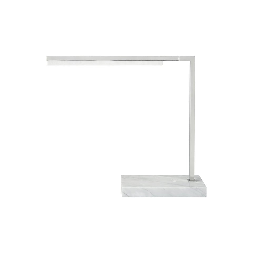 Lampe de table Klee - Laiton Naturel/Marbre Blanc by Tech Lighting | Luminaires & cie