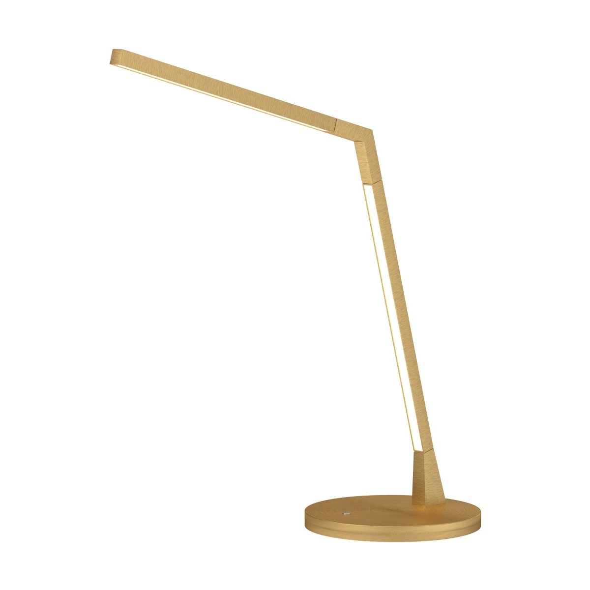 Lampe de table Miter - Or brossé by Kuzco Lighting | Luminaires & cie