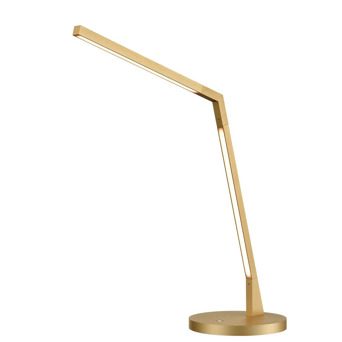 Lampe de bureau Miter Or brossé – Kuzco Lighting