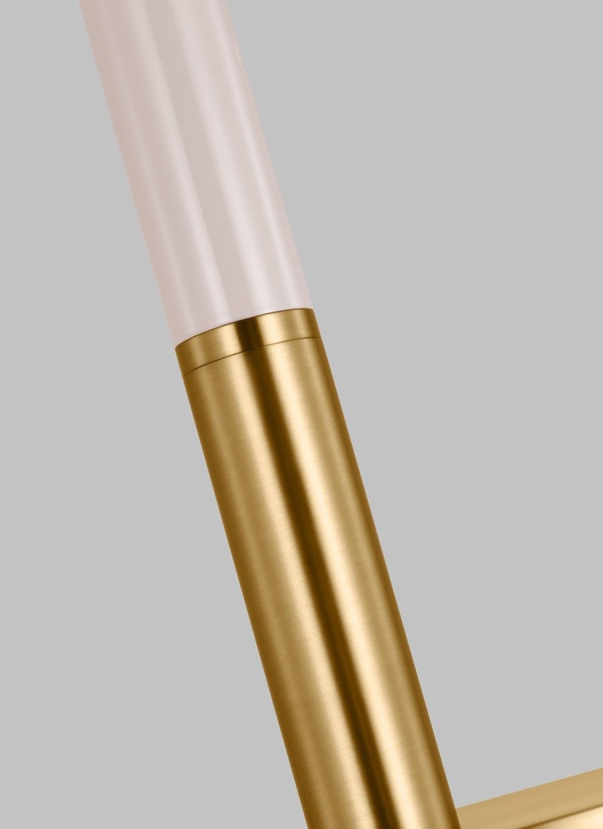 Lampe de table Monroe - Laiton brûlé et blush by Visual Comfort Studio | Luminaires & cie