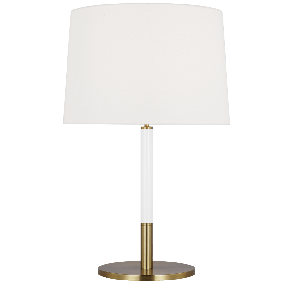Lampe de table Monroe - Laiton brûlé et marine by Visual Comfort Studio | Luminaires & cie