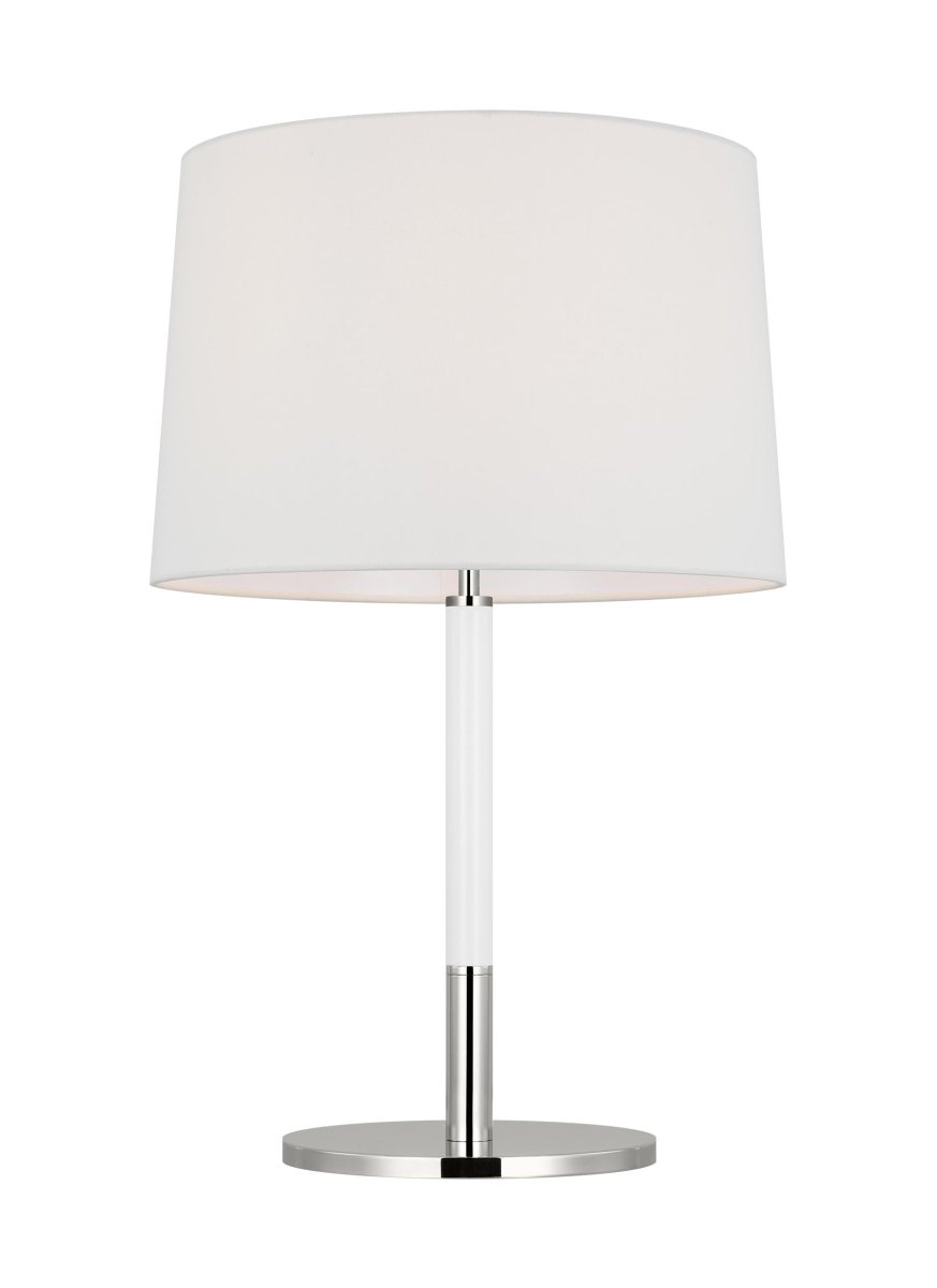 Lampe de table Monroe - Nickel poli by Visual Comfort Studio | Luminaires & cie