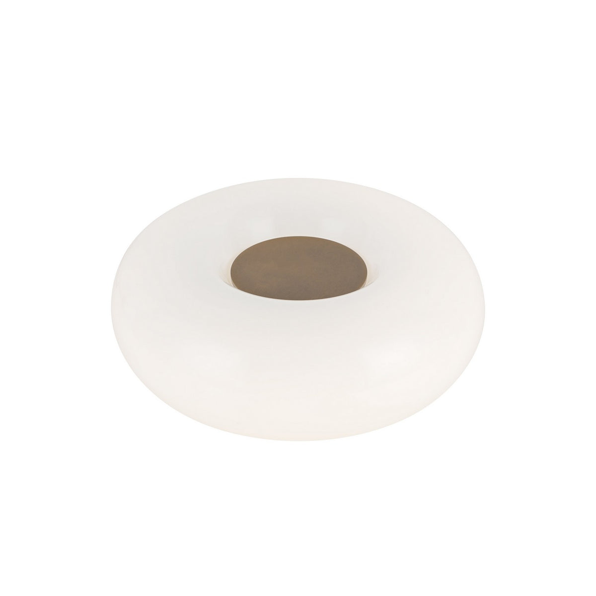 Lampe de table Nimbus Laiton vieilli / Verre opale, 8 3/4" – vue 2