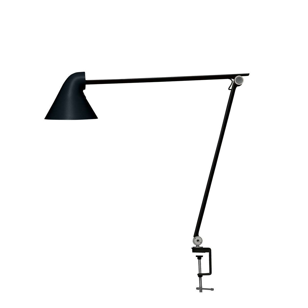 Lampe de table NJP - Noir Clip 2700K (Blanc Chaud) by Louis Poulsen | Luminaires & cie