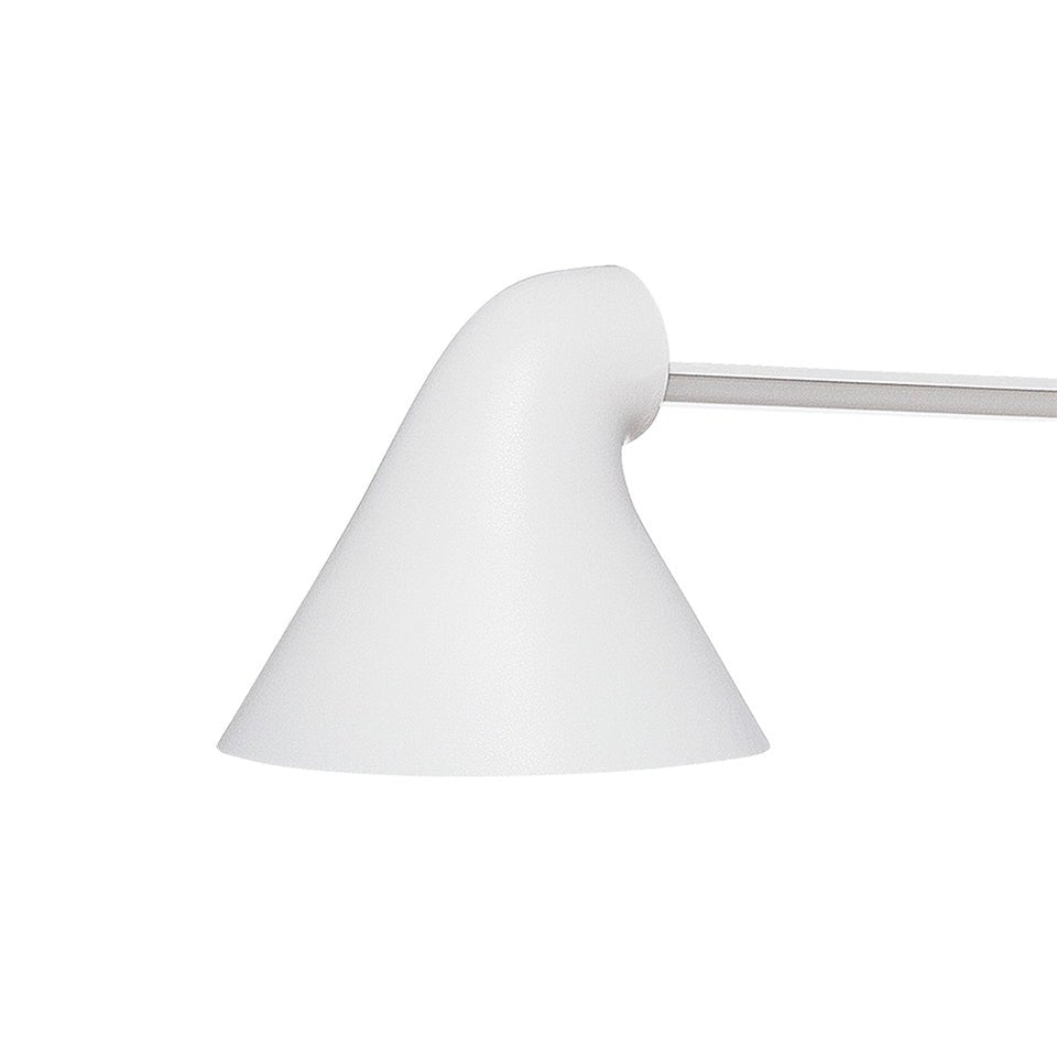 Lampe de table NJP - Gris aluminium pâle Vissable 2700K (Blanc Chaud) by Louis Poulsen | Luminaires & cie