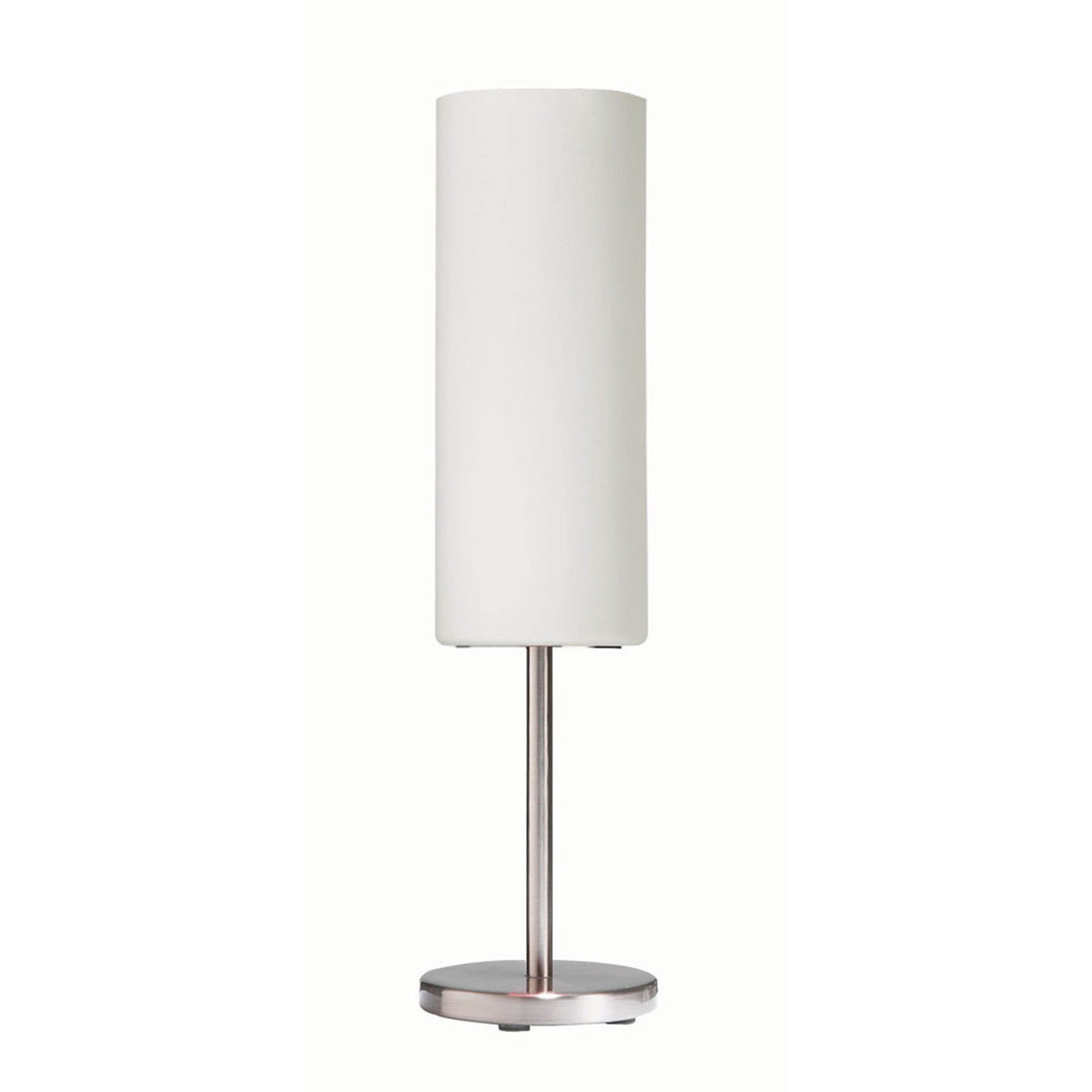 Lampe de table Paza Blanc / Chrome satiné – Dainolite