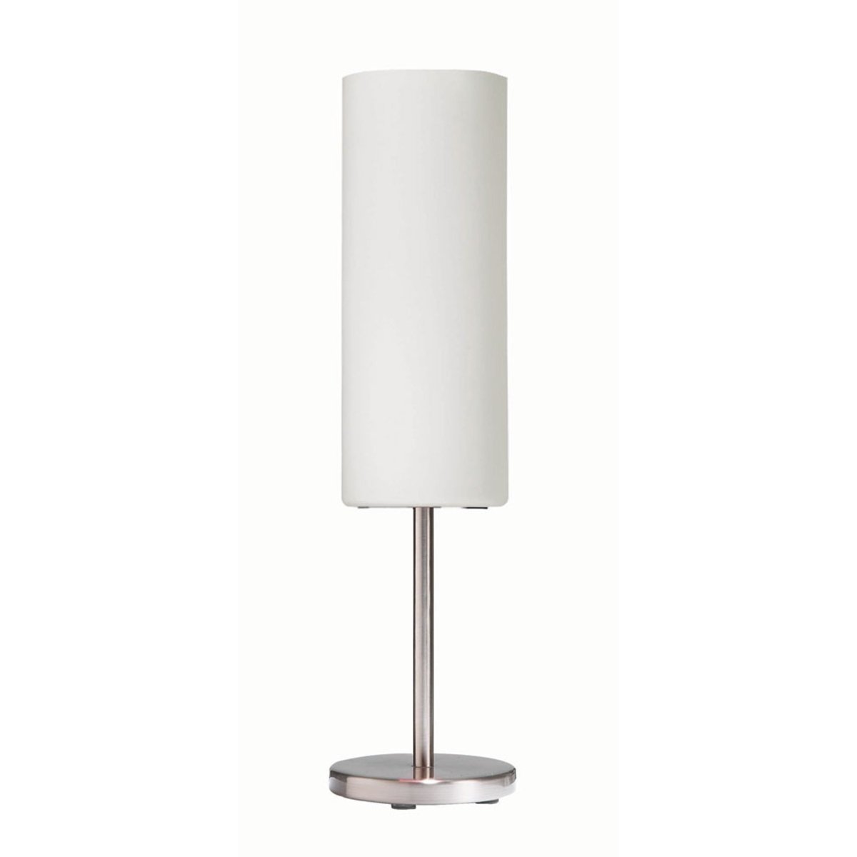 Lampe de table Paza - Chrome satiné by Dainolite | Luminaires & cie