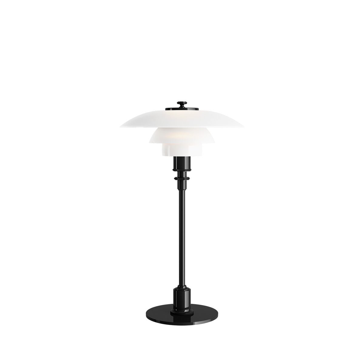 Lampe de table PH 2/1 - Noir métallisé by Louis Poulsen | Luminaires & cie