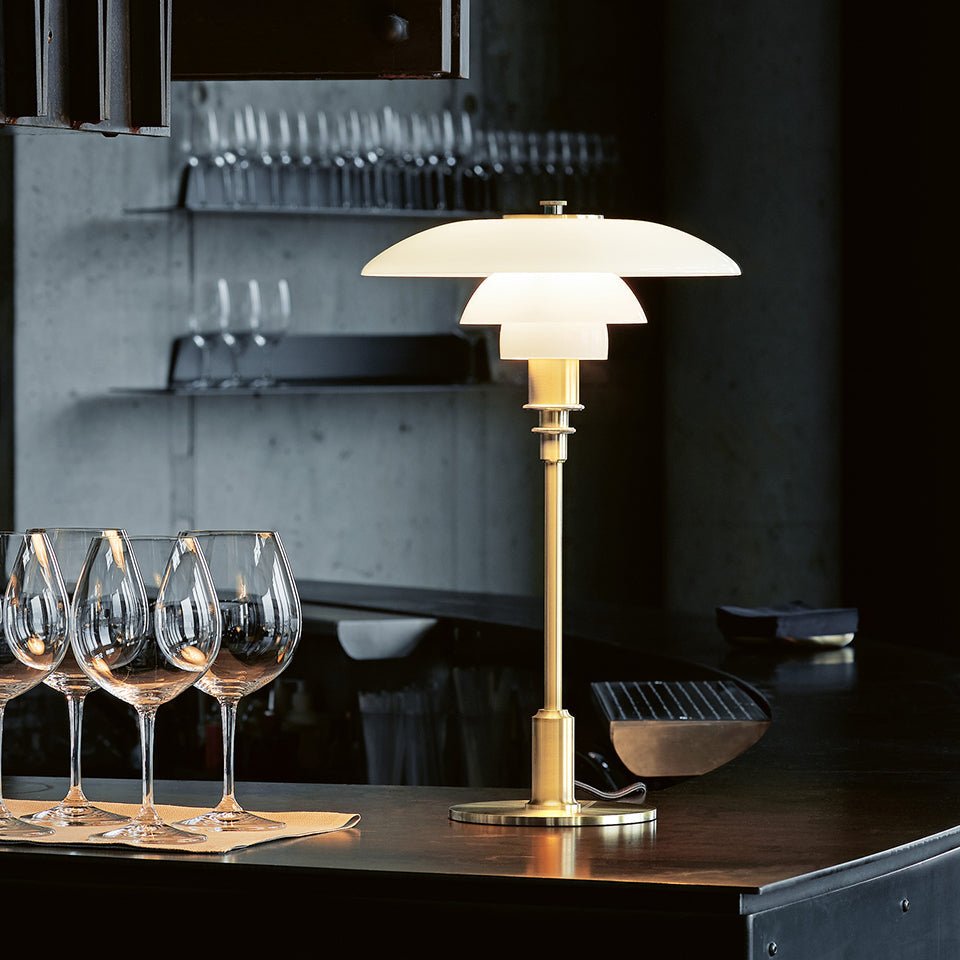 Lampe de table PH 3/2 - Noir métallisé by Louis Poulsen | Luminaires & cie
