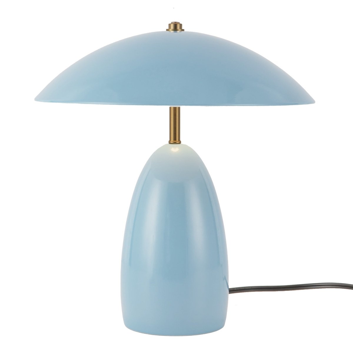 Lampe de table Poppy - Azuré 12" by Alora Lighting | Luminaires & cie