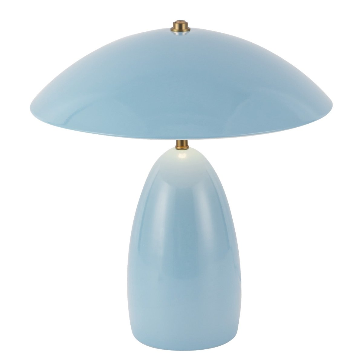Lampe de table Poppy - Azuré 12" by Alora Lighting | Luminaires & cie