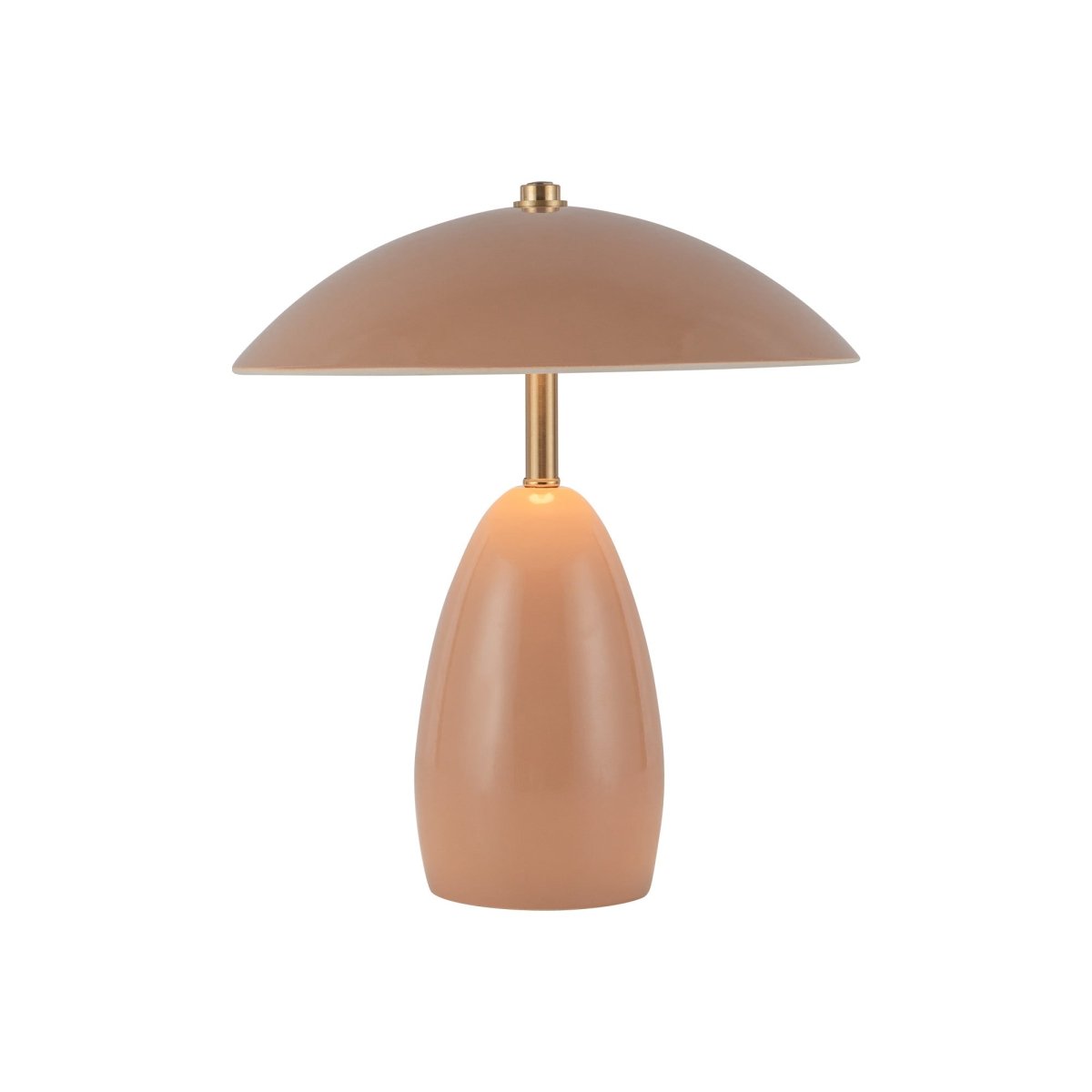 Lampe de table Poppy - Pêche 9 1/8" by Alora Lighting | Luminaires & cie