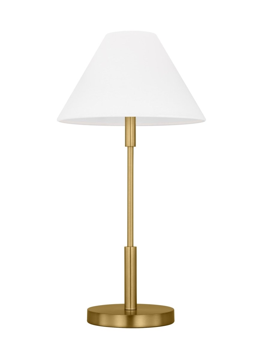 Lampe de table Porteau - Laiton satiné by Visual Comfort Studio | Luminaires & cie
