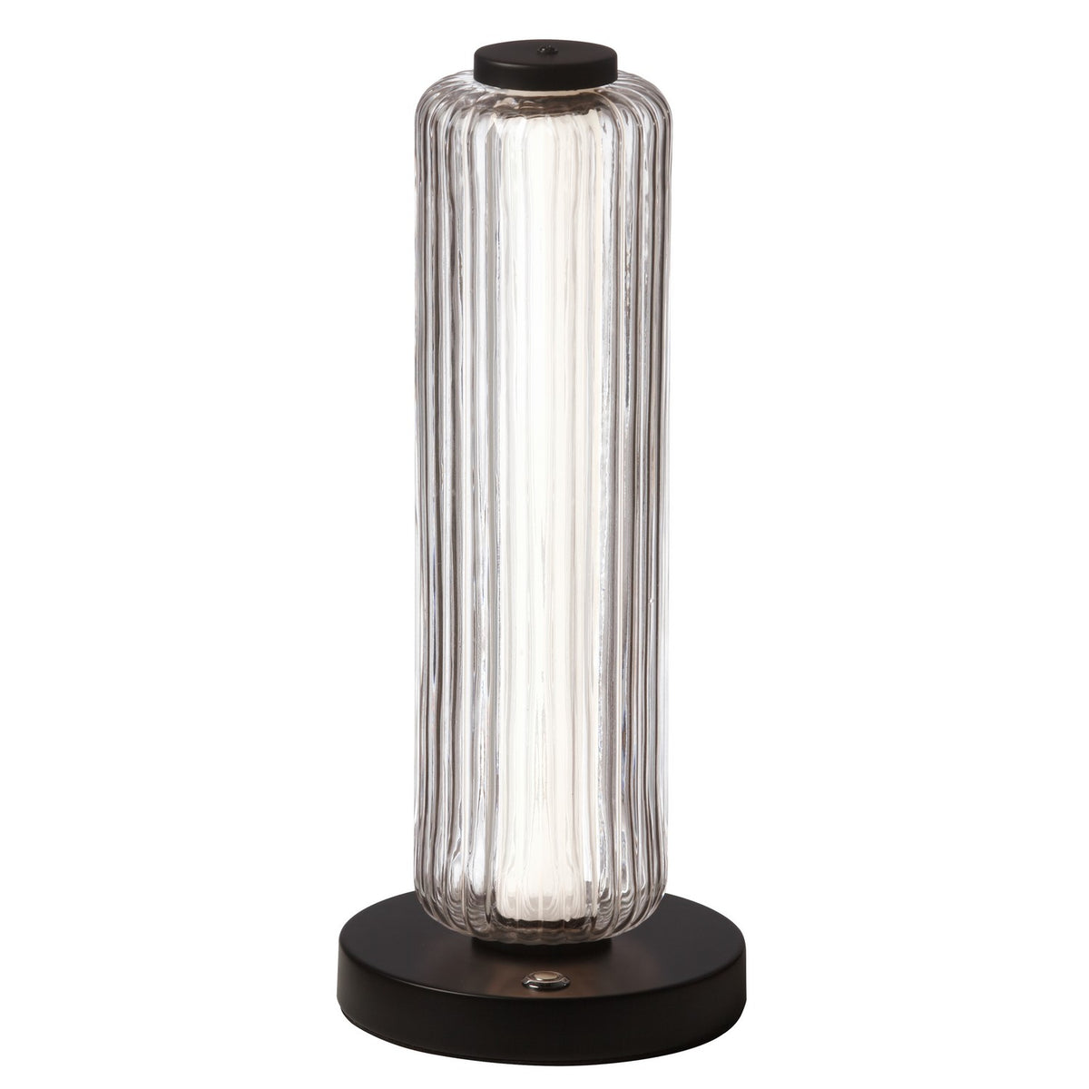 Lampe de table Ramona Transparent / Noir mat – Dainolite