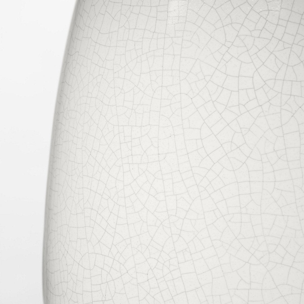 Lampe de table Roma - Verre craquelé blanc by Visual Comfort Studio | Luminaires & cie