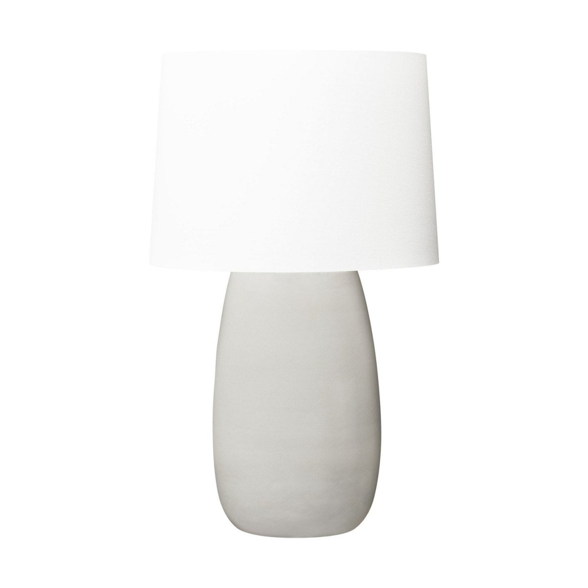 Lampe de table Roma - Verre craquelé blanc by Visual Comfort Studio | Luminaires & cie