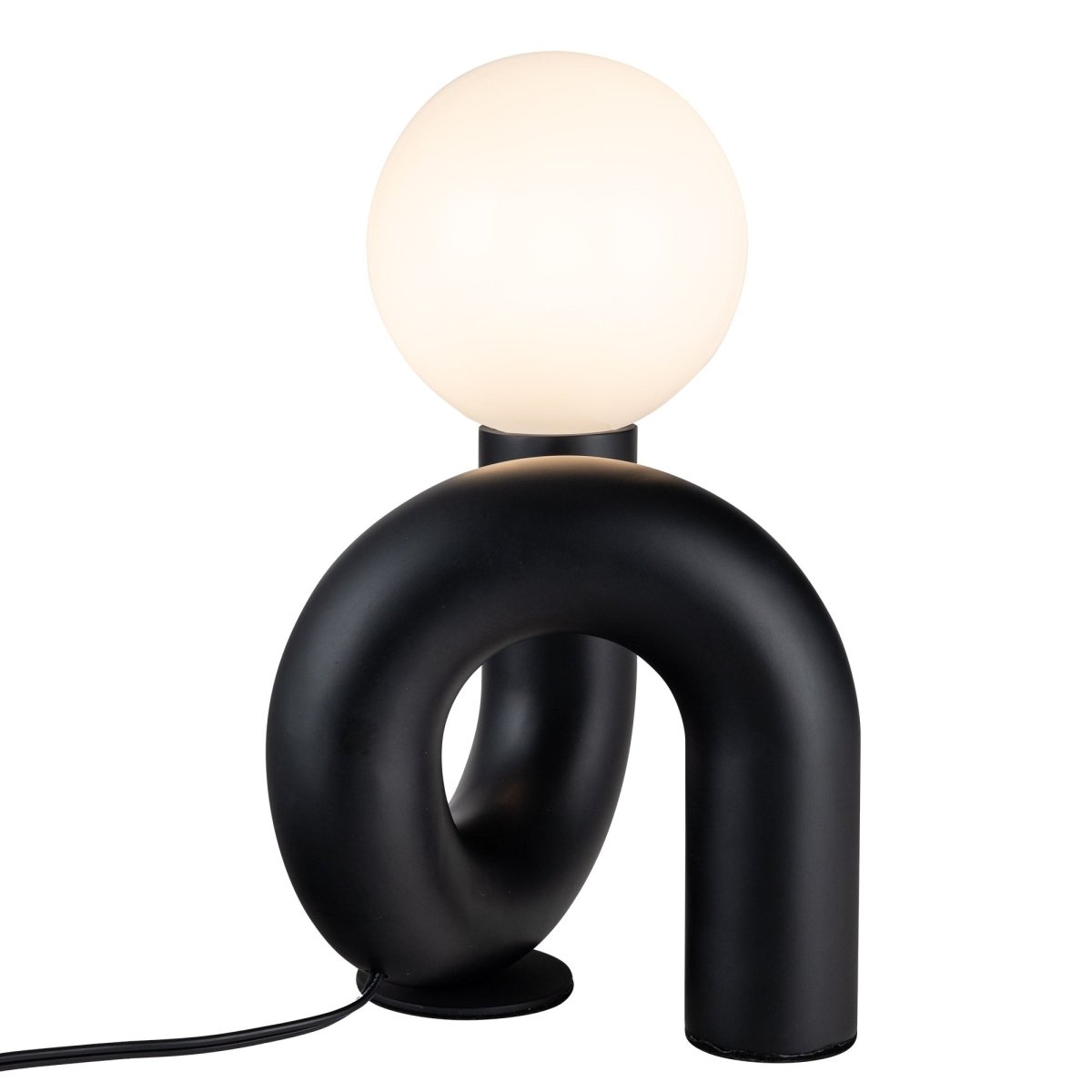 Lampe de table Sadie - Noir brillant by Alora Lighting | Luminaires & cie