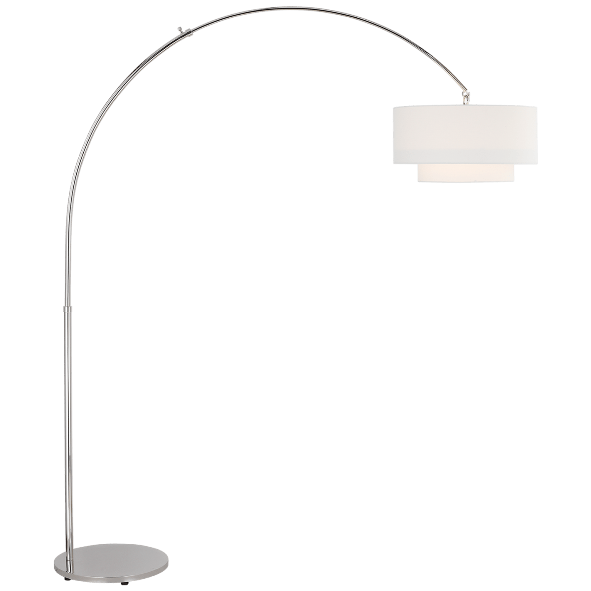Lampe de table Sawyer - Nickel poli by Visual Comfort Studio | Luminaires & cie