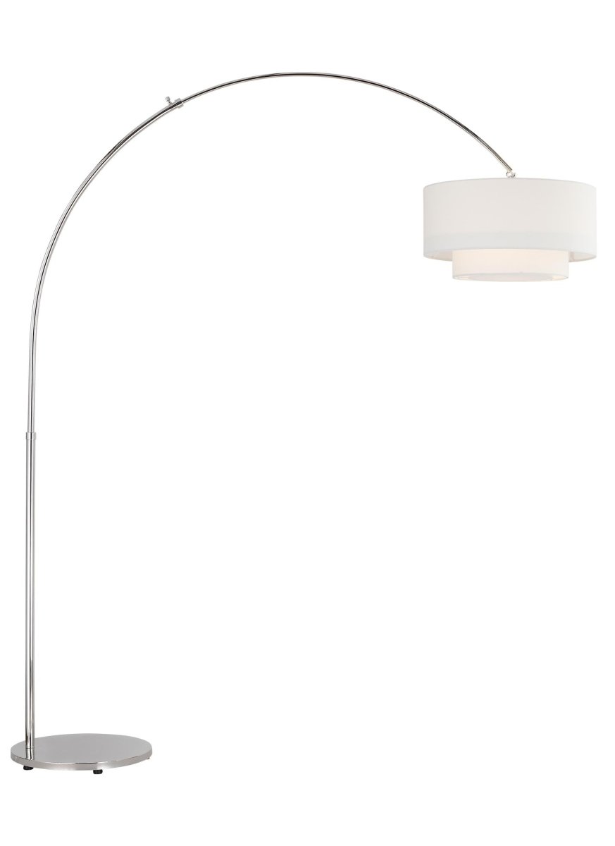 Lampe de table Sawyer - Nickel poli by Visual Comfort Studio | Luminaires & cie