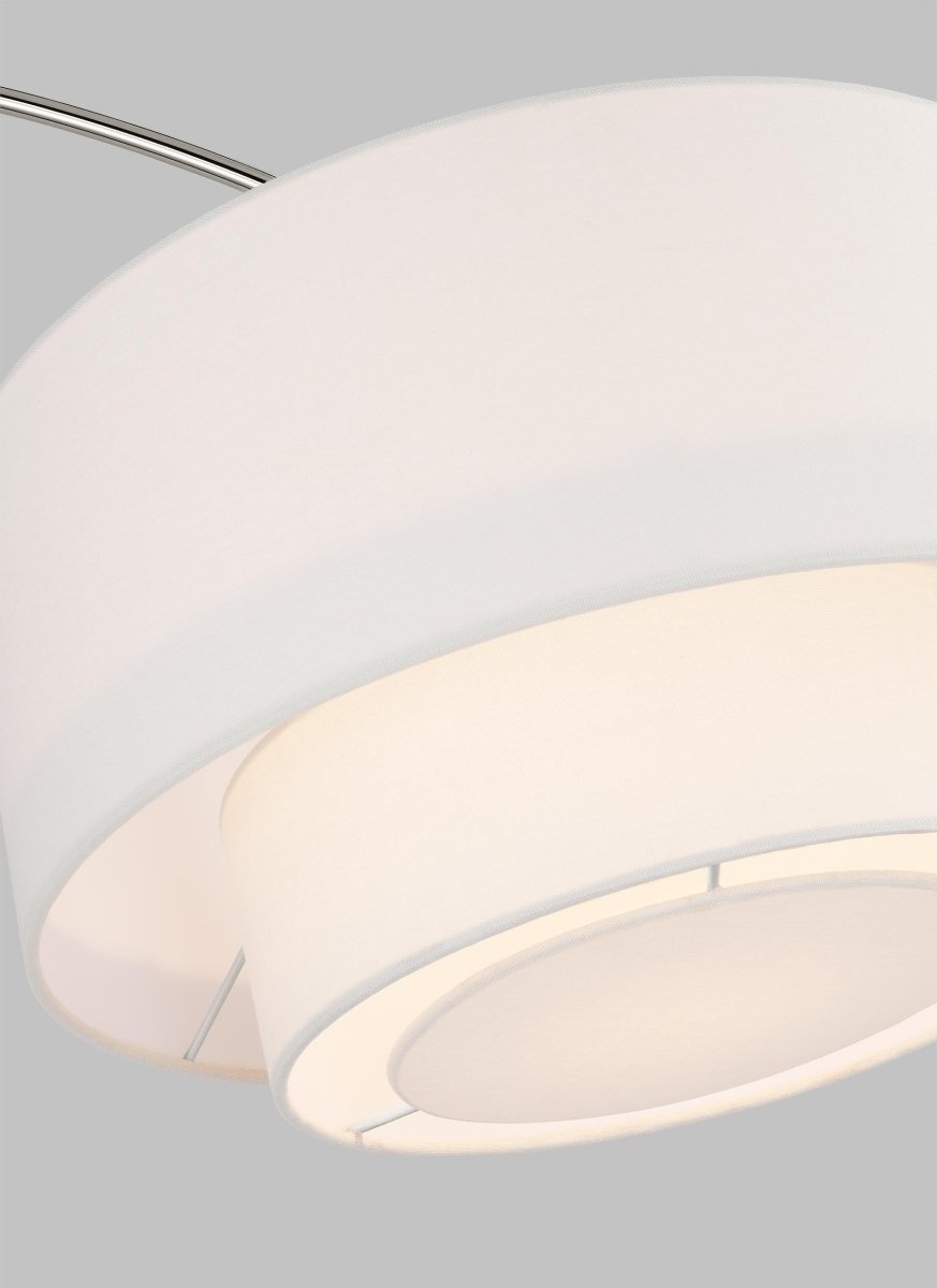 Lampe de table Sawyer - Nickel poli by Visual Comfort Studio | Luminaires & cie