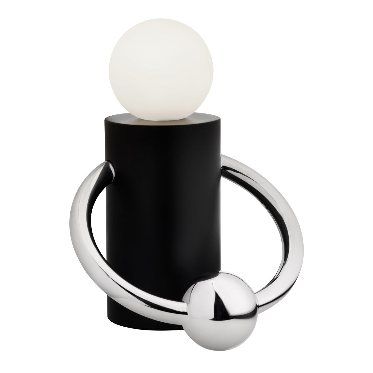 Lampe de table Septum - Noir mat / chrome by Kuzco Lighting | Luminaires & cie