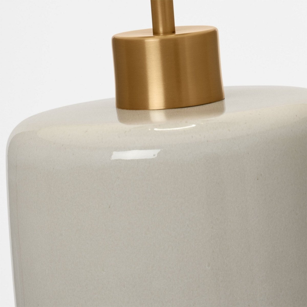 Lampe de table Shanghai - Gris nacré by Visual Comfort Studio | Luminaires & cie