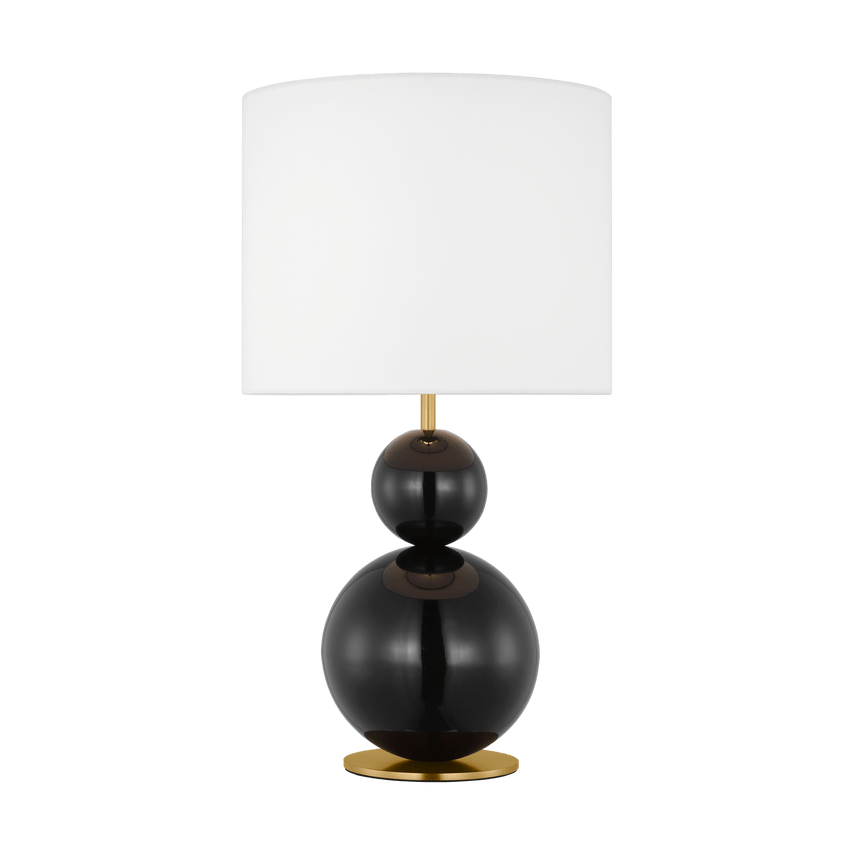 Lampe de table Suki - Noir brillant Non by Visual Comfort Studio | Luminaires & cie
