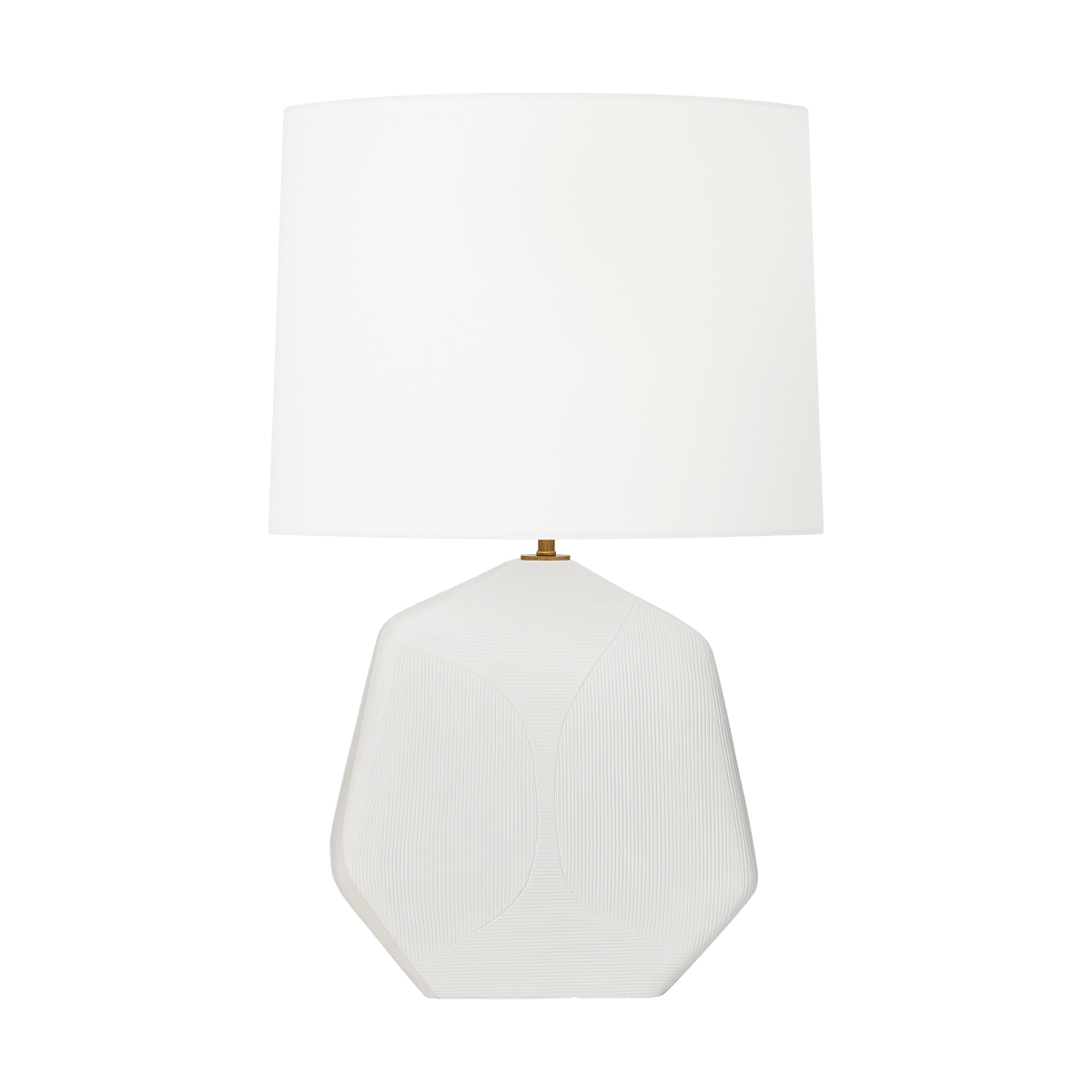 Lampe de table Tallulah - Céramique blanche mate by Visual Comfort Studio | Luminaires & cie