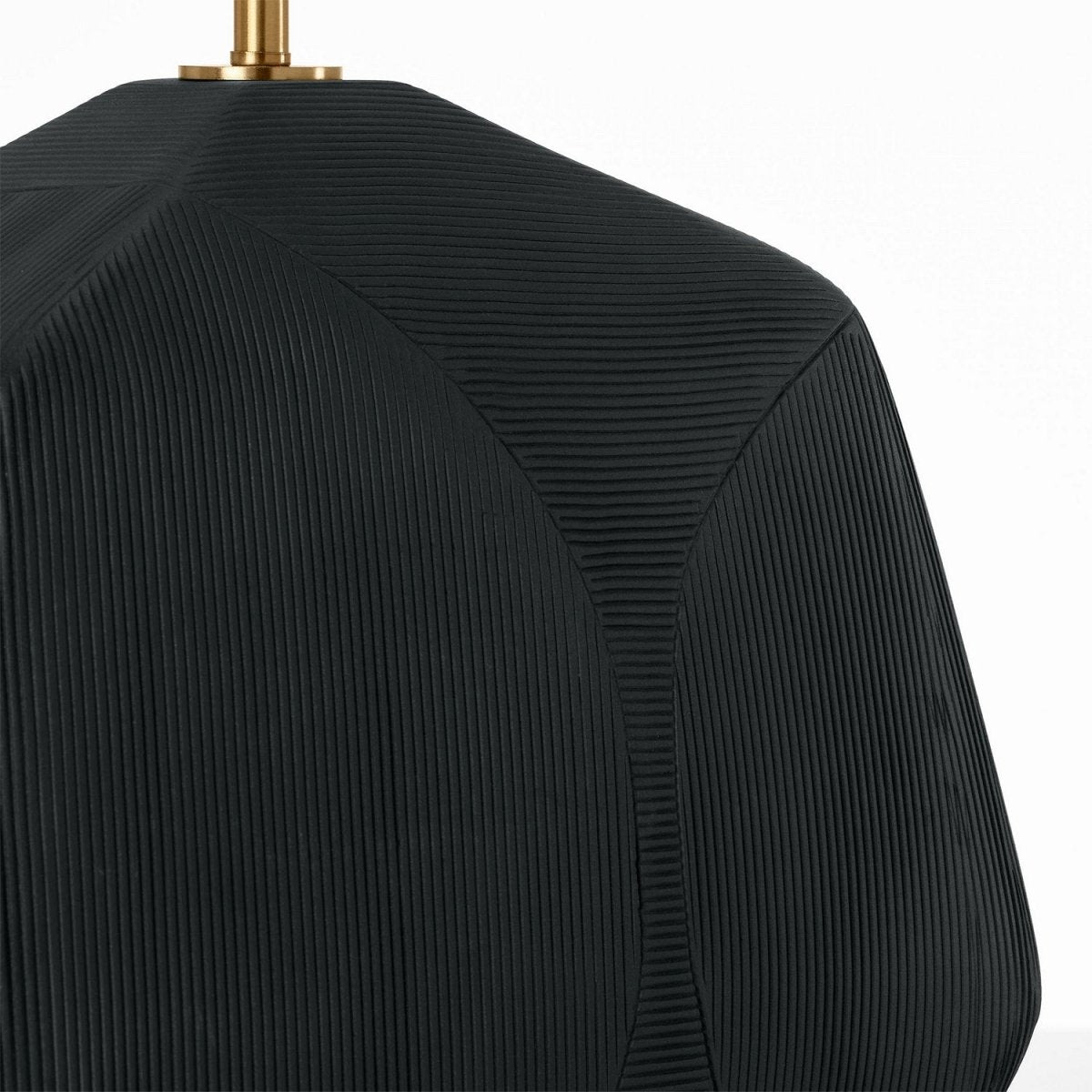 Lampe de table Tallulah - Céramique noire rugueuse by Visual Comfort Studio | Luminaires & cie