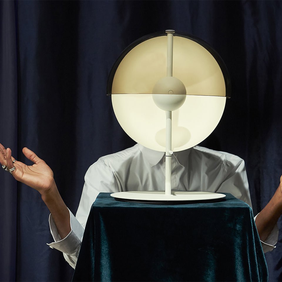 Lampe de Table Theia - Noir by Marset | Luminaires & cie