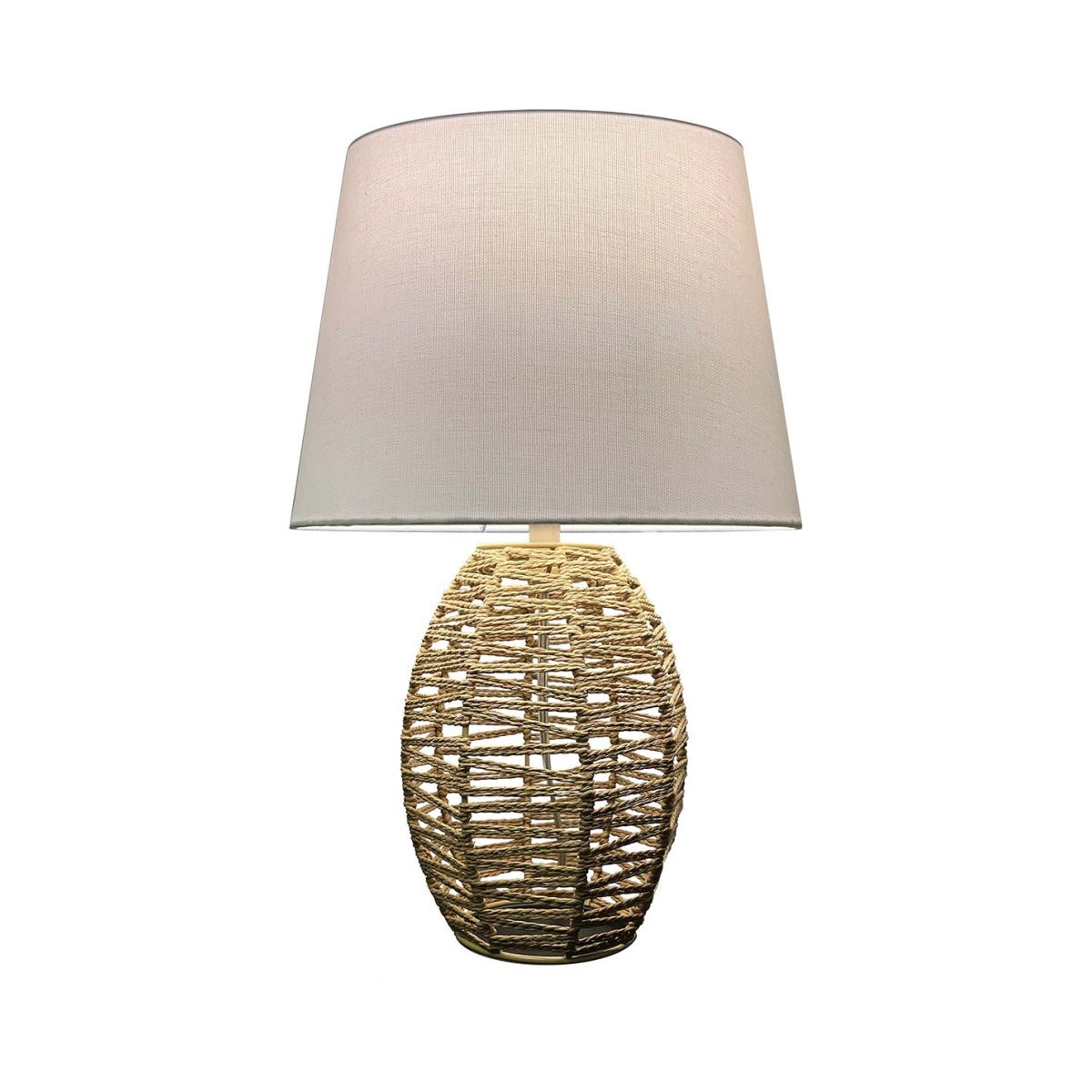 Lampe de table Tillie - Naturel by Dainolite | Luminaires & cie