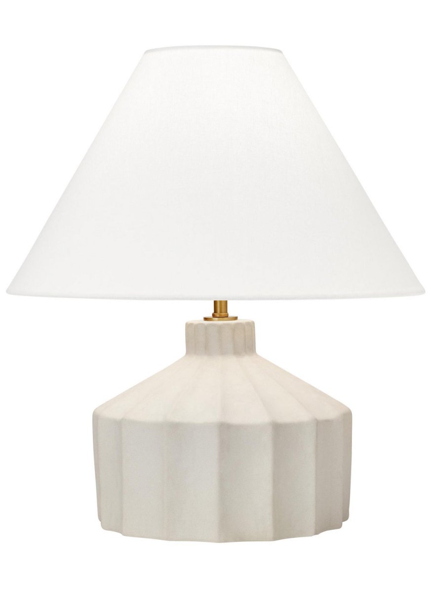 Lampe de table Veneto - Béton mat 15" by Visual Comfort Studio | Luminaires & cie