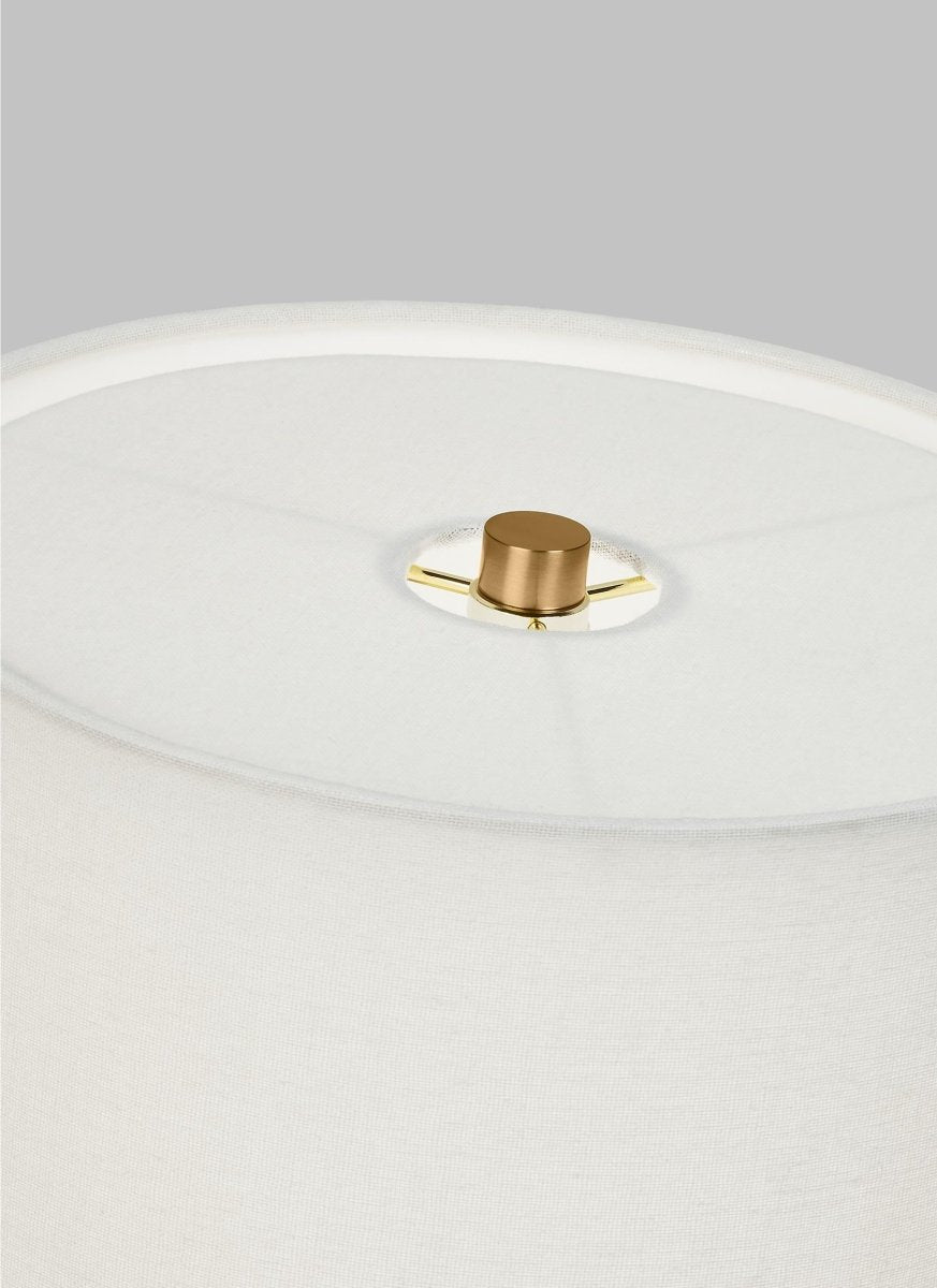 Lampe de table Vessel - Gris nacré 14" by Visual Comfort Studio | Luminaires & cie