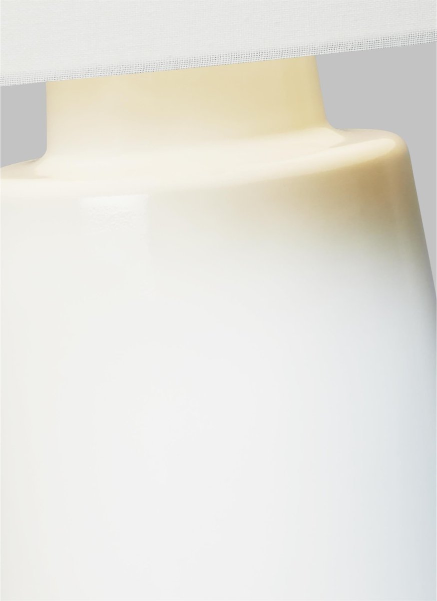 Lampe de table Vessel - Gris nacré 14" by Visual Comfort Studio | Luminaires & cie